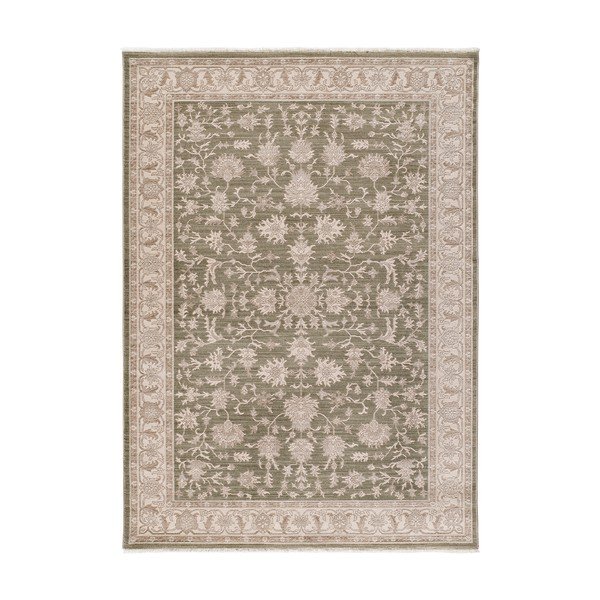 Kaki zeleni/bež tepih 120x160 cm Ona – Universal