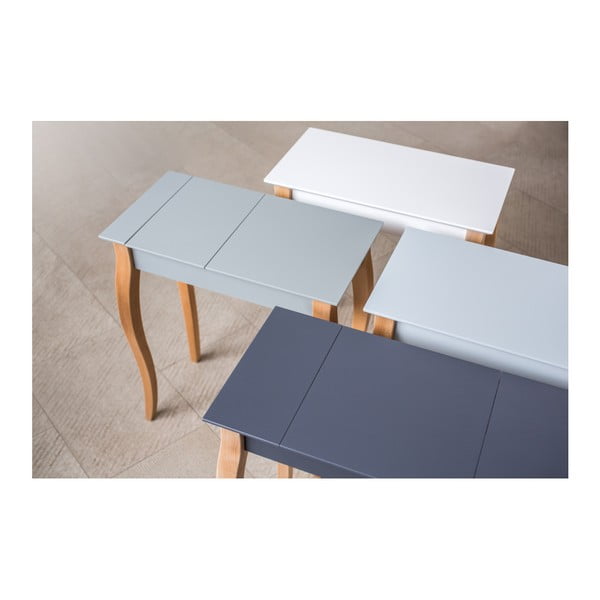 Grafit sivi toaletni stolić s ogledalom Ragaba stolić, duljine 65 cm-image-4