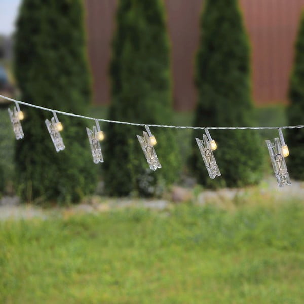 Rasvjetni lanac s LED lampicama u obliku štipaljki DecoKing Pin, 20 lampica, duljina 3,35 m-image-3