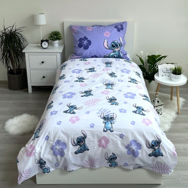 Pamučna dječja posteljina za krevet za jednu osobu 140x200 cm Lilo and Stitch – Jerry Fabrics-image-2