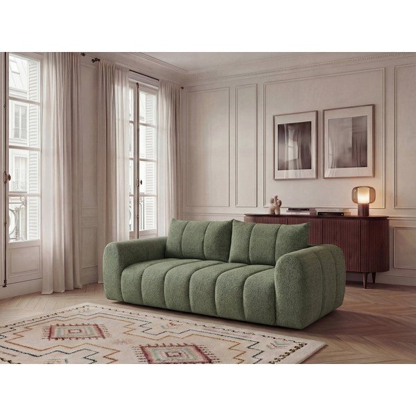 Zelena sofa 242 cm Nesty – Bobochic Paris-image-1