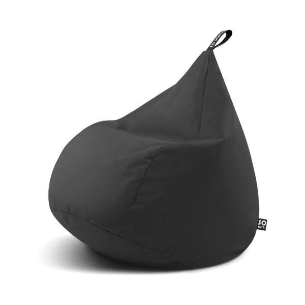 Siva dječja vreća za sjedenje Drop M – So Soft?