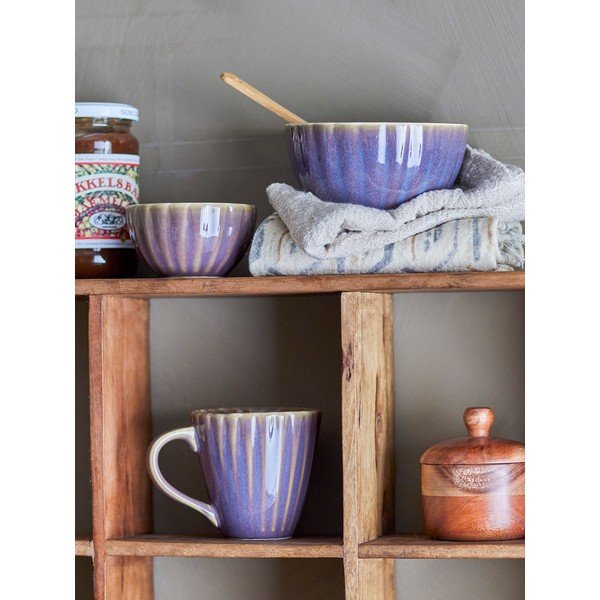 Tamno ljubičasta šalica od kamenine 220 ml Latina – Bloomingville-image-4