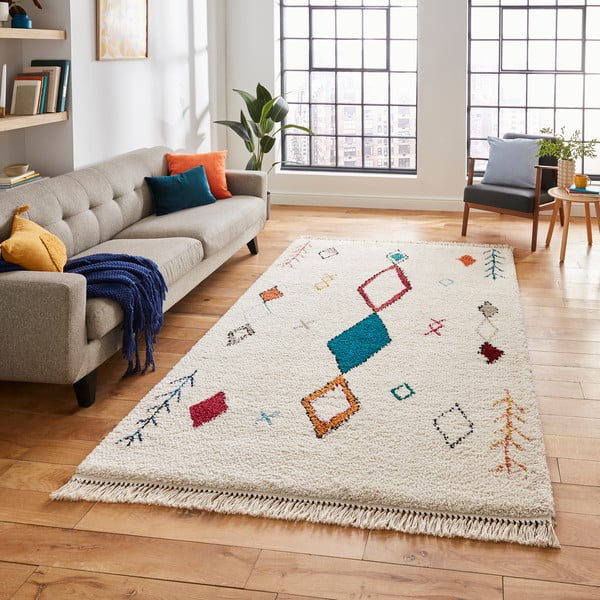 Bež tepih 170x120 cm Boho - Think Rugs-image-1