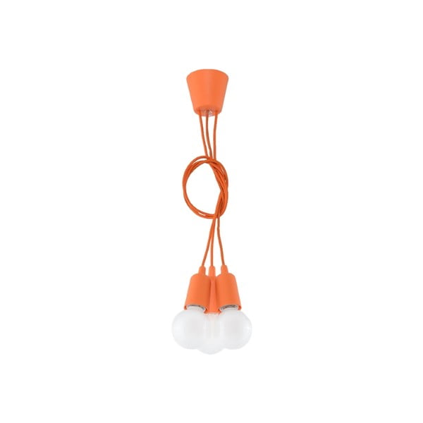 Narančasta viseća svjetiljka ø 15 cm Rene – Nice Lamps