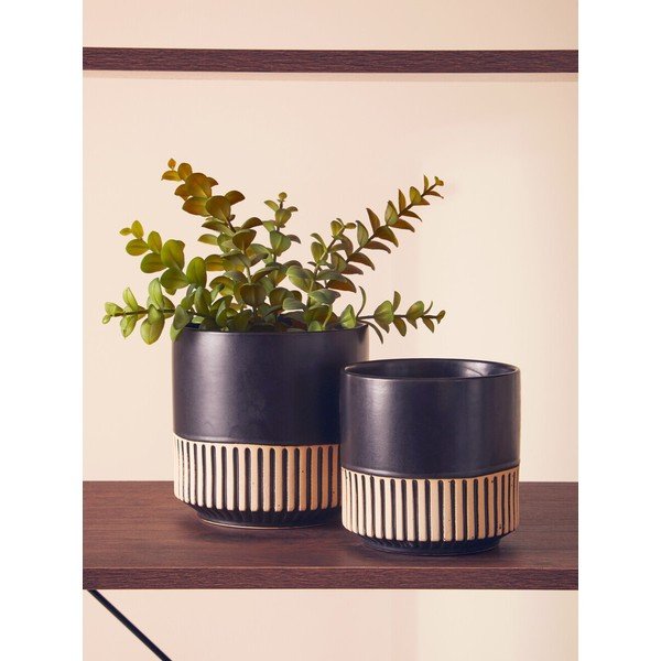 Ukrasna tegla za cvijeće od kamenine ø 15 cm Kiso – Premier Housewares-image-3