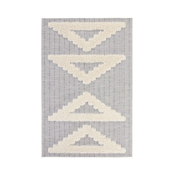 Sivi tepih Mint Rugs Handira Triangles, 170 x 115 cm