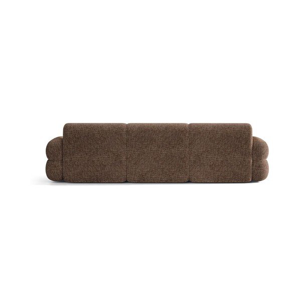 Smeđa sofa od šenila 305 cm Neo – Micadoni -image-2