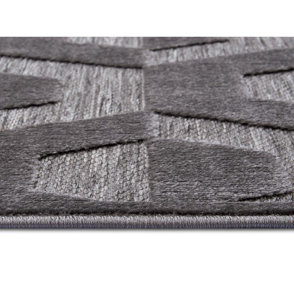 Antracitno sivi tepih 200x285 cm Iconic Hexa – Hanse Home-image-2