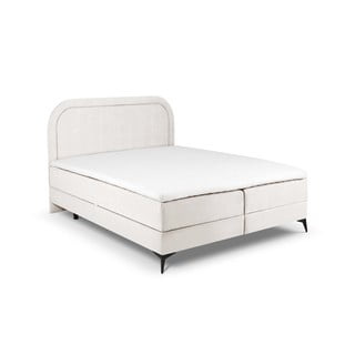 Bež boxspring krevet s prostorom za pohranu 160x200 cm Eclipse - Cosmopolitan Design