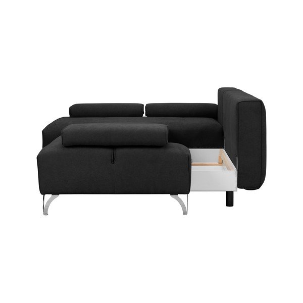 Tamnosivi kutni kauč na razvlačenje Windsor & Co Sofas Virgo, lijevi kut-image-4