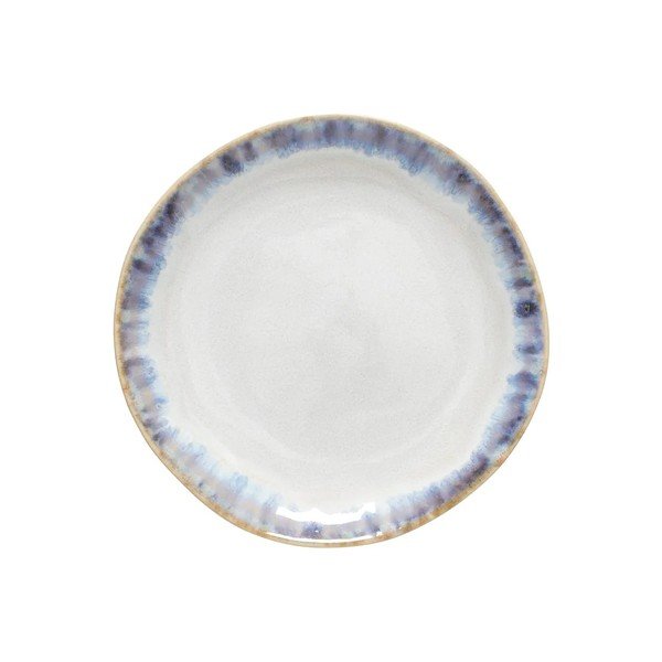Bijeli/plavi desertni tanjur od kamenine ø 15 cm Brisa – Costa Nova