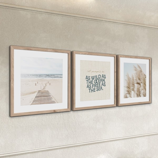 Slike u setu 3 kom 30x40 cm Seaside – Styler-image-2