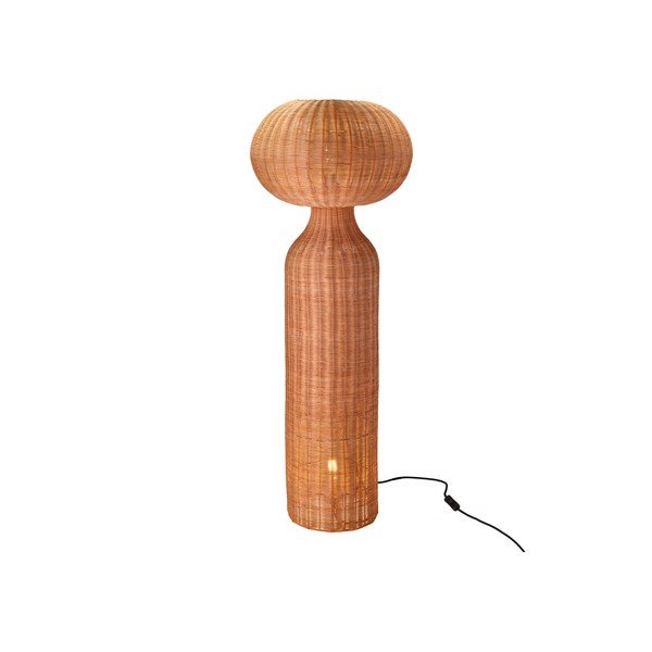 Stojeća svjetiljka u prirodnoj boji sa sjenilom od ratana (visina 130 cm) Vinka – Villa Collection-image-4
