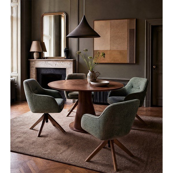 Zelene podstavljene blagovaonske stolice u setu 2 kom Avola – Unique Furniture-image-1