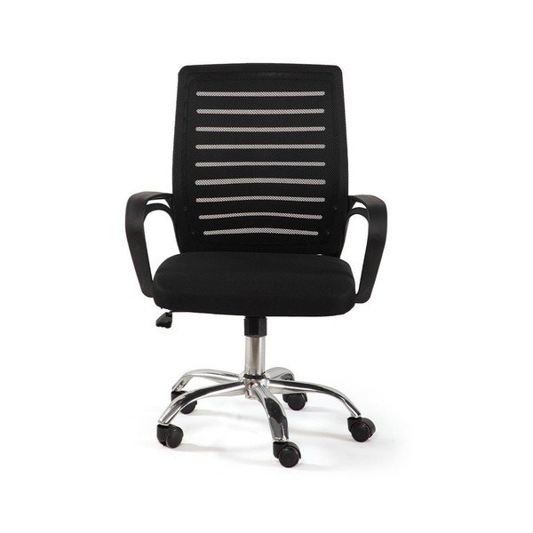 Crna podstavljena uredska stolica Evon – Bonami Essentials-image-2