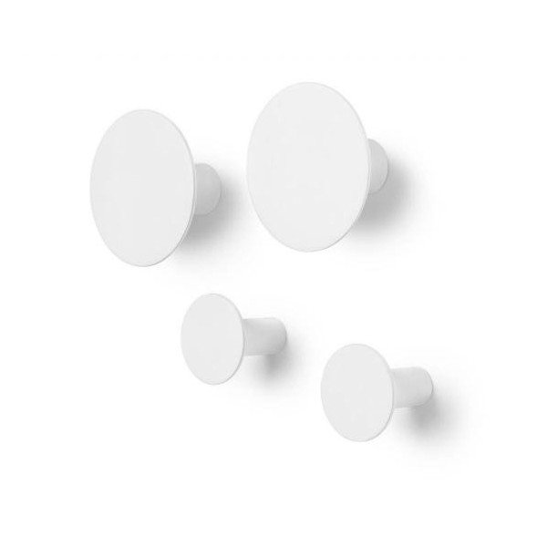 Set od 4 bijele zidne kuke Blomus Ponto