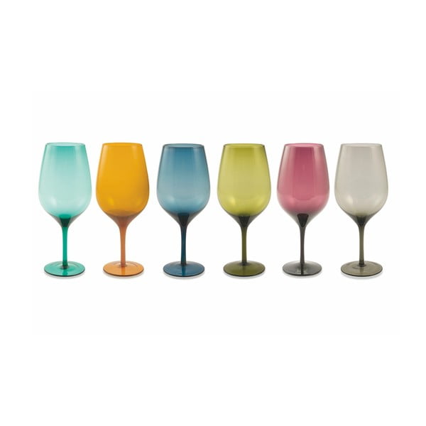 Set od 6 vinskih čaša u boji Villa d´Este Happy Goblets