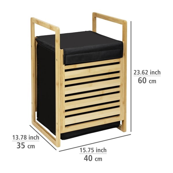 Platnena košara za rublje 47 l Ecori - Wenko-image-4