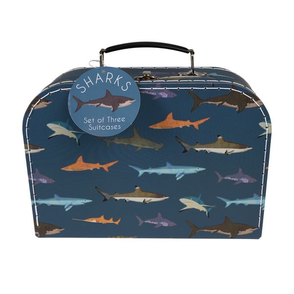Dječji koferi u setu od 3 kom Sharks - Rex London-image-2