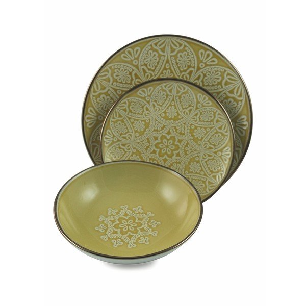 Set od 18 komada u boji zemljanog posuđa Villa d'Este Baku-image-4