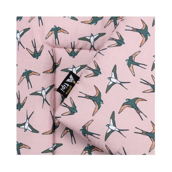 Ružičasta posteljina za krevetić Sweet Dreams - Yellow Tipi-image-2