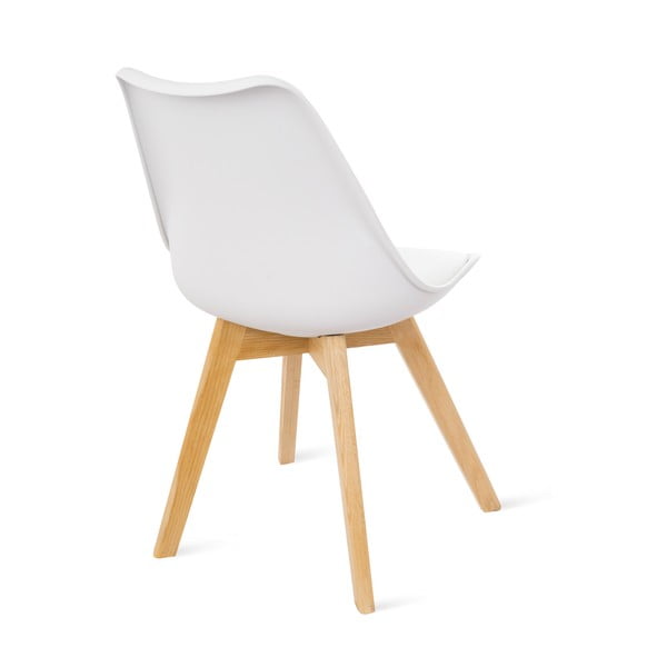 Set od dvije bijele stolice s nogama od bukovine Bonami Essentials Retro-image-3