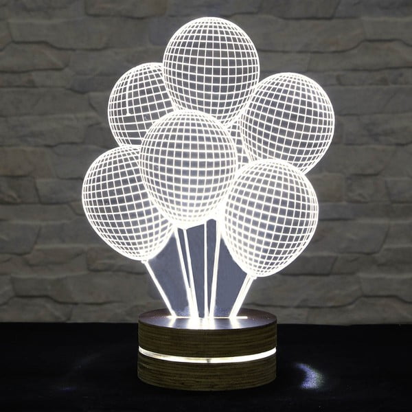 3D stolna lampa Baloni