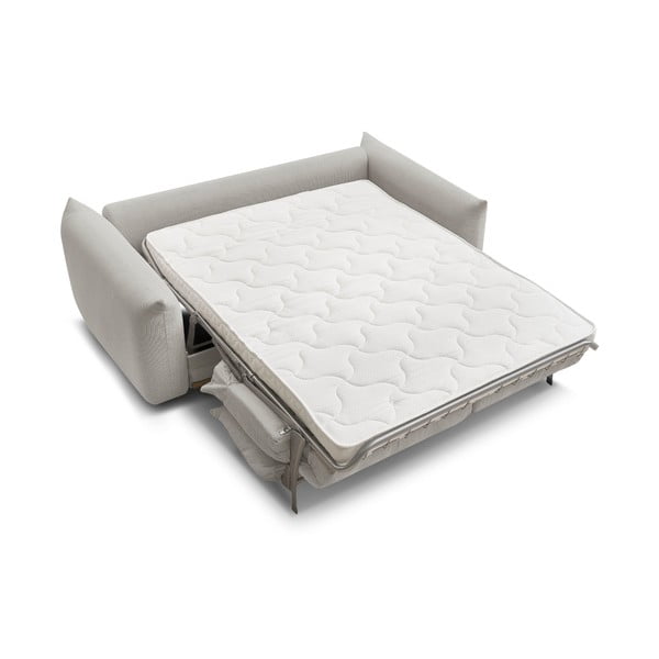 Svijetlo siva sklopiva sofa 214 cm Ernest – Bobochic Paris-image-4