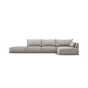 Svijetlo siva kutna garnitura (desni kut) Vanda - Mazzini Sofas
