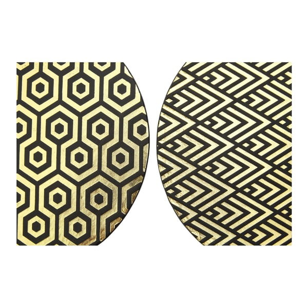 Podmetač 4 kom od imitacije kože/kartonski ø 25 cm Geome – Premier Housewares-image-4