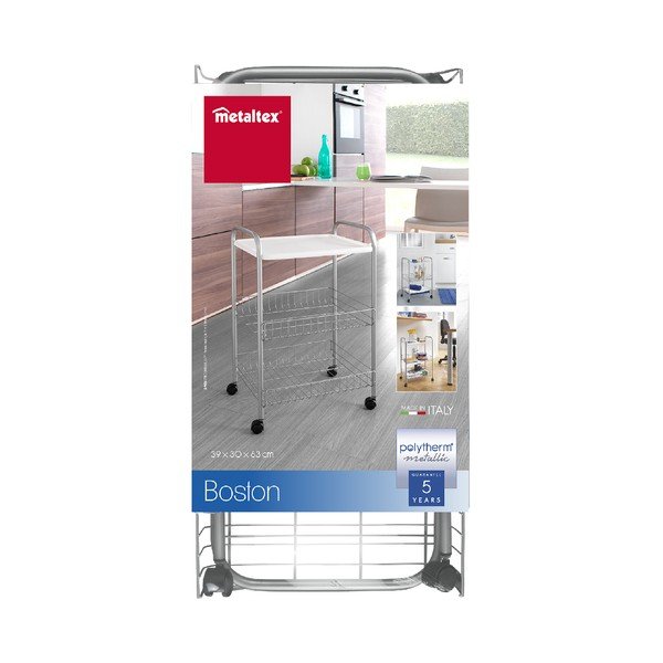 Mobilni dvoetažni stalak Metaltex Boston, dužine 39 cm-image-1