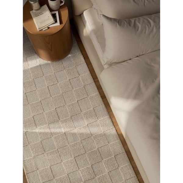 Krem ručno rađena vunena staza 80x200 cm Scala – Villeroy&Boch-image-3