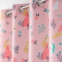Ružičasta zavjesa 140x260 cm Princesse Licorne – douceur d'intérieur