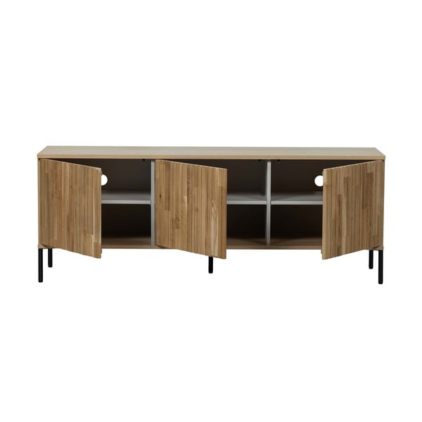 TV komoda u dekoru hrasta u prirodnoj boji 150x56x44 cm Gravure – WOOOD-image-2