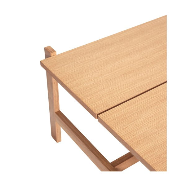 Stolić za kavu s pločom stola u dekoru hrasta u prirodnoj boji 80x80 cm Dash – Hübsch-image-3