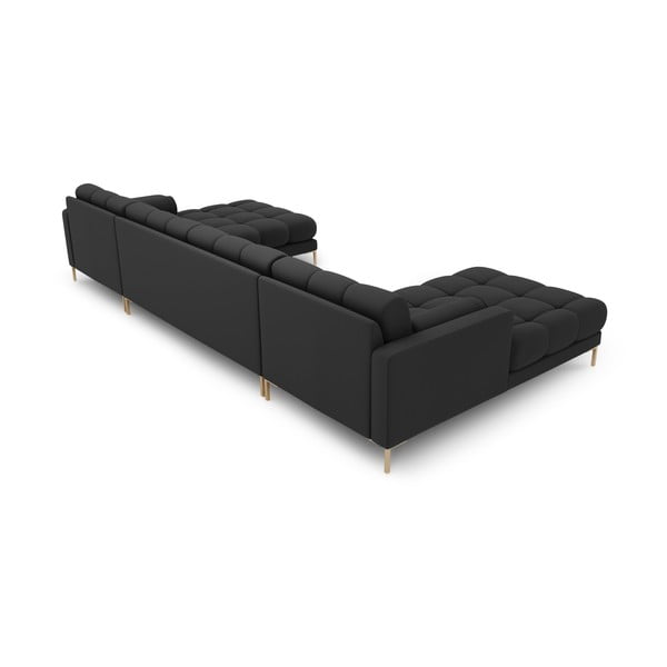 Tamno siva kutna garnitura (u obliku slova "U") Bali – Cosmopolitan Design-image-4