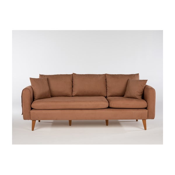 Smeđa sofa 215 cm Sofia – Artie