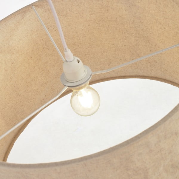 Bež tekstilno sjenilo ø 50 cm Mariela – Kave Home-image-3