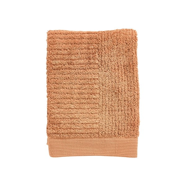 Žuti  pamučan ručnik od frotira 50x70 cm Classic – Zone