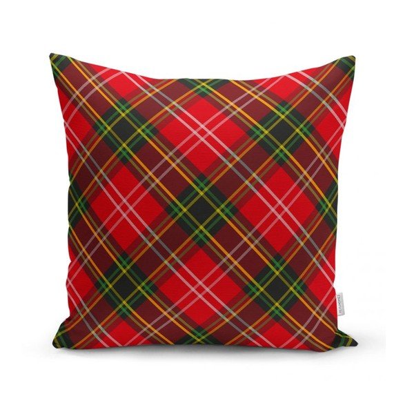 Set od 4 božićne jastučnice i gazište za stol Minimalističke navlake za jastuke od nordijskog pletiva-image-1