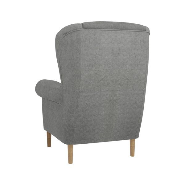 Svijetlo siva wing fotelja Swan – Ropez-image-2