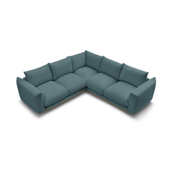 Plava kutna garnitura Ernest – Bobochic Paris-image-4