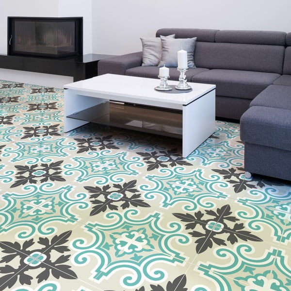 Set od 4 podne naljepnice Ambiance Marble-image-3
