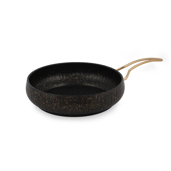 4-dijelni set crnog aluminijskog posuđa s 3 poklopca Güral Porselen Ruby-image-4