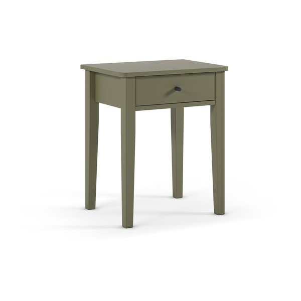 Zeleni noćni ormarić u mat dekoru Bart – Marckeric