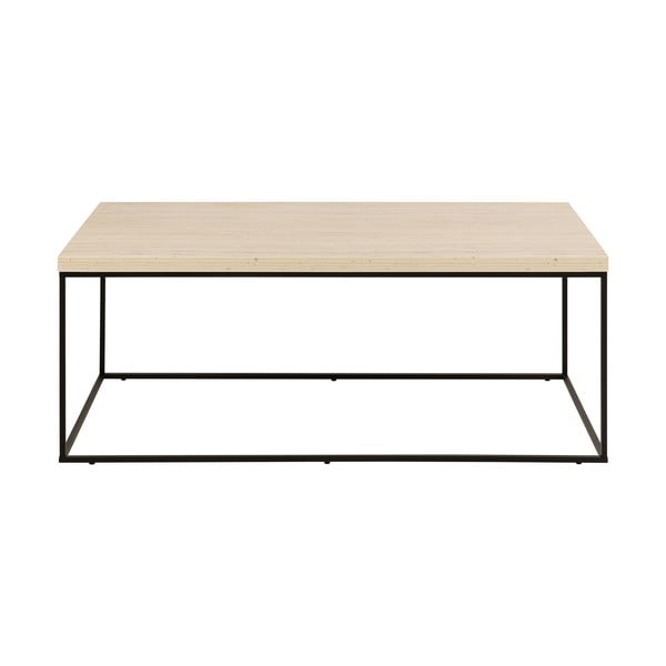 Bež stolić za kavu s pločom stola u mramornom dekoru 55x110 cm Barossa – Actona