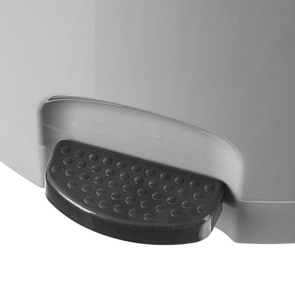 Siva plastična kanta za smeće s pedalom 3 l – Orion-image-1