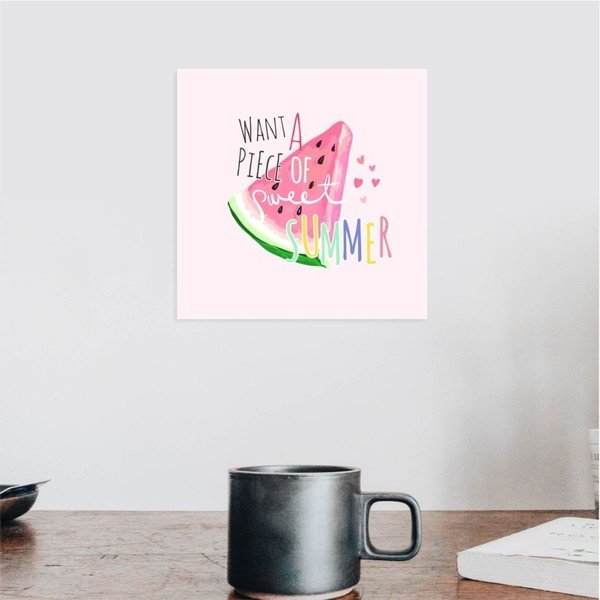 Zidna samoljepljiva slika Sjeverna Karolina Scandinavian Home Decors Summer, 30 x 30 cm
