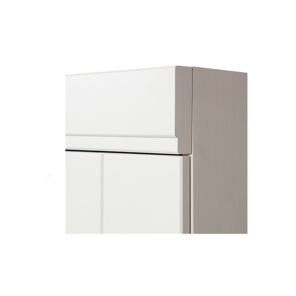 Bijeli ormar od masivnog bora 77x175 cm Connect – WOOOD-image-4